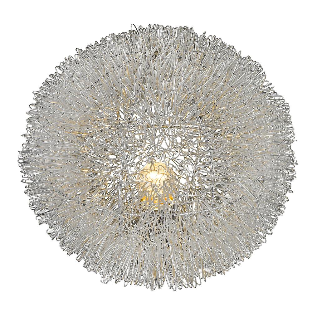 Luminary 1-Light Metallic Silver 12" Accent Lamp. Picture 1