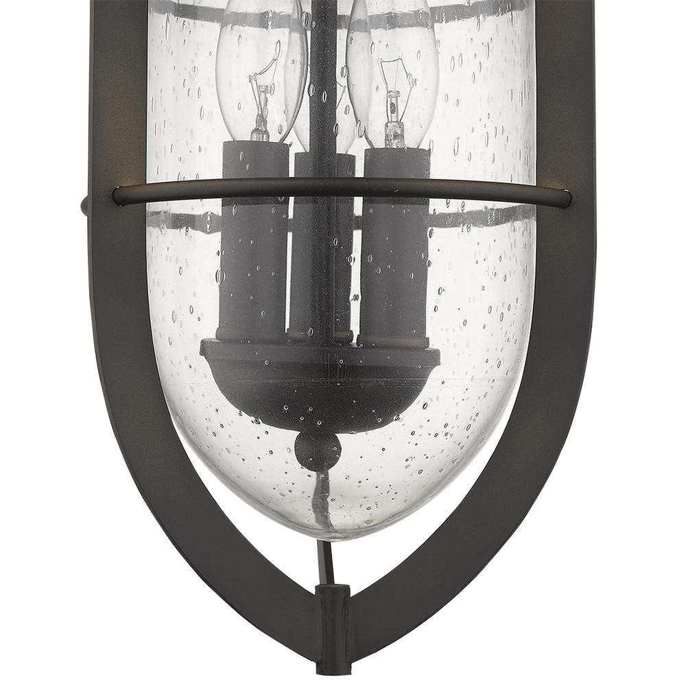 Dylan 3-Light Oil-Rubbed Bronze Hanging Lantern. Picture 8