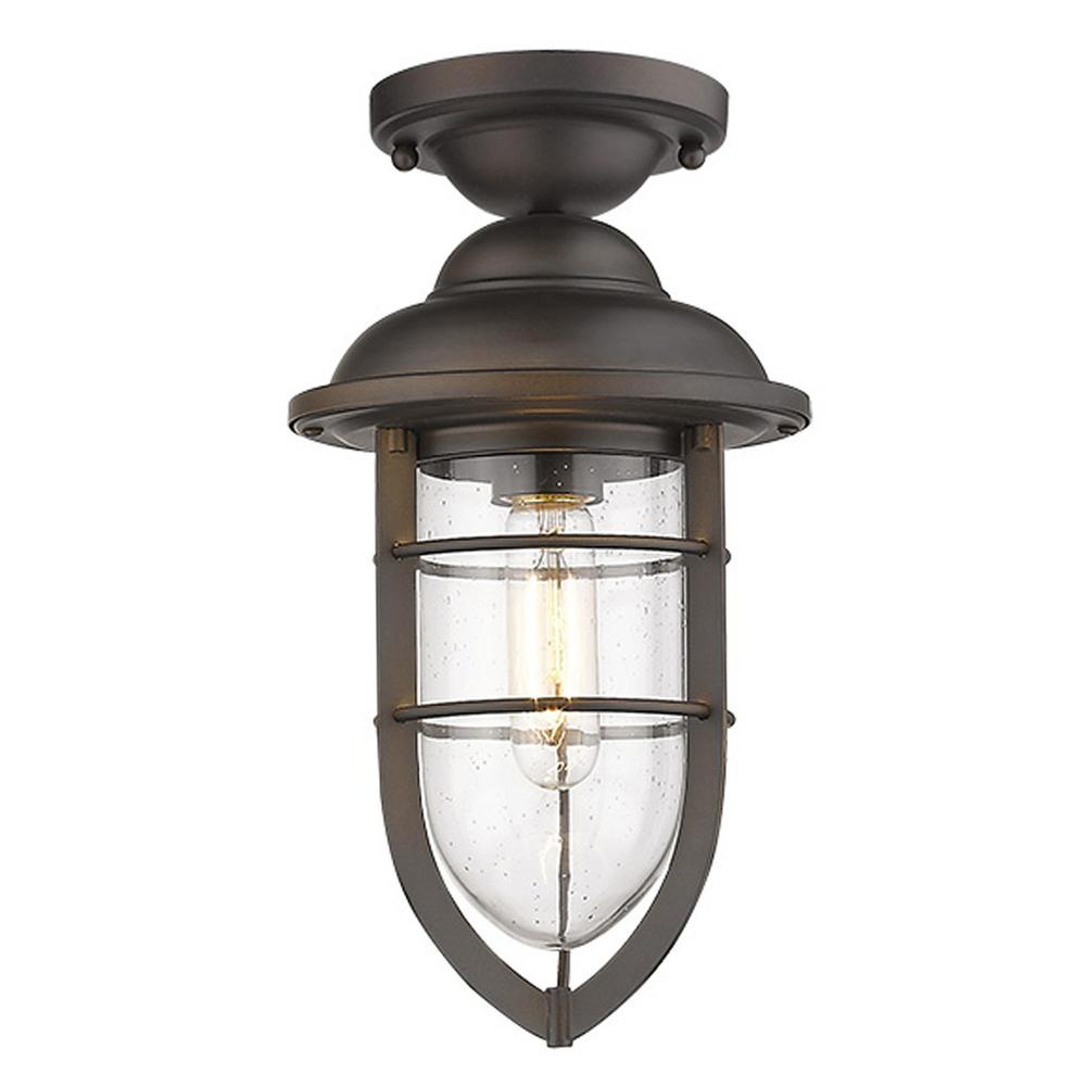 Dylan 3-Light Oil-Rubbed Bronze Hanging Lantern. Picture 6