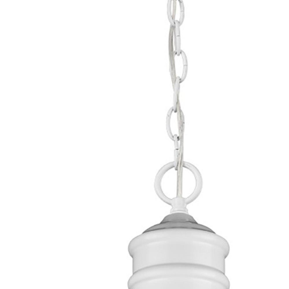 Colby 1-Light White Pendant. Picture 4