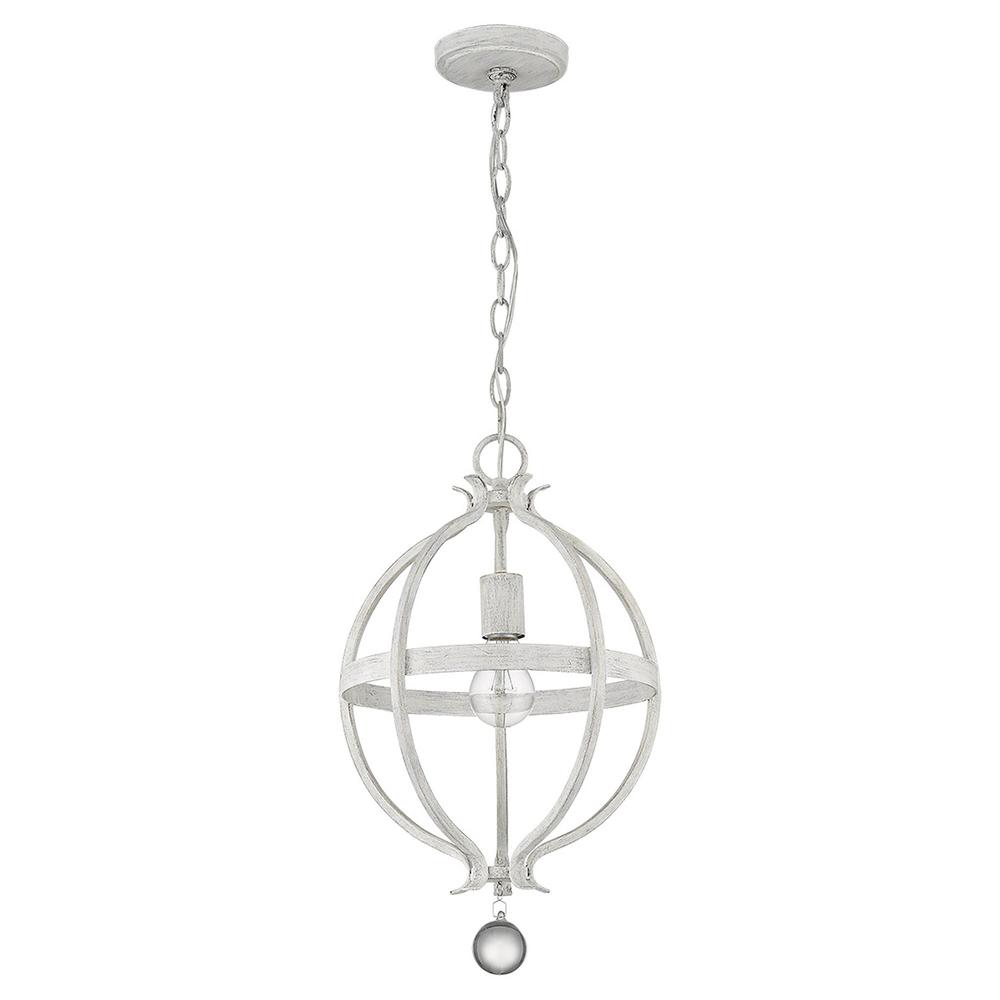 Callie 1-Light Country White Pendant. Picture 2