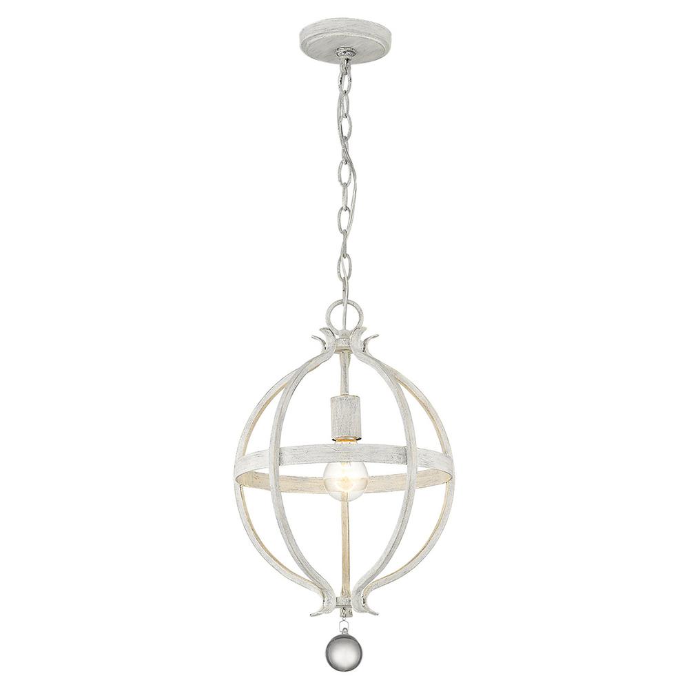 Callie 1-Light Country White Pendant. Picture 6