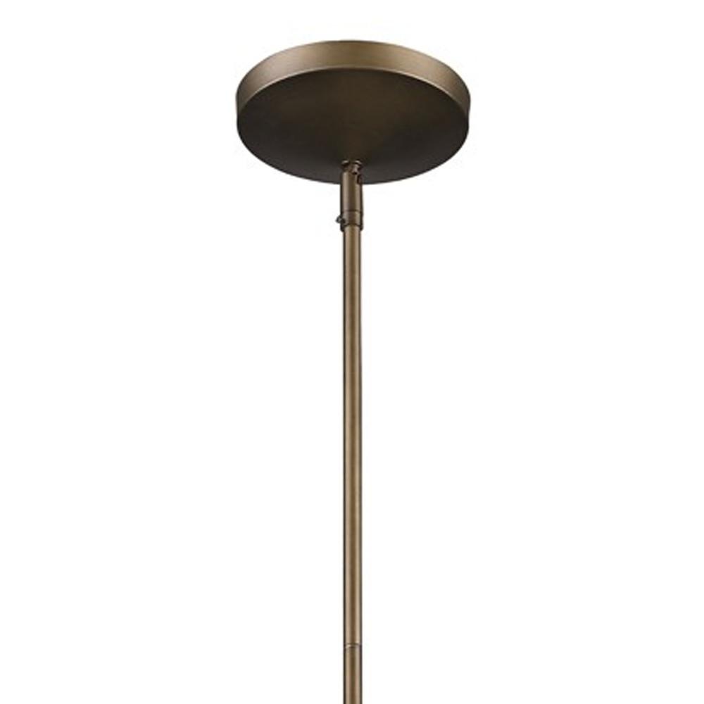Newport 1-Light Tin Coated Pendant With Raw Brass Interior Shade And Louver. Picture 3