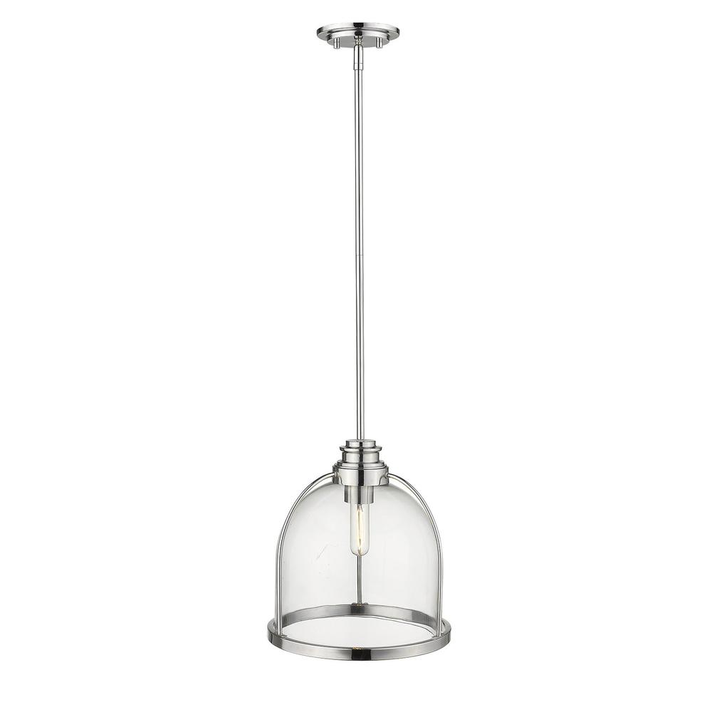 Stanton 1-Light Polished Nickel Pendant. Picture 2