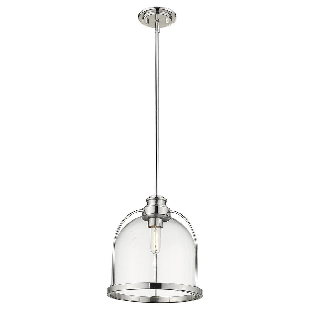 Stanton 1-Light Polished Nickel Pendant. Picture 3