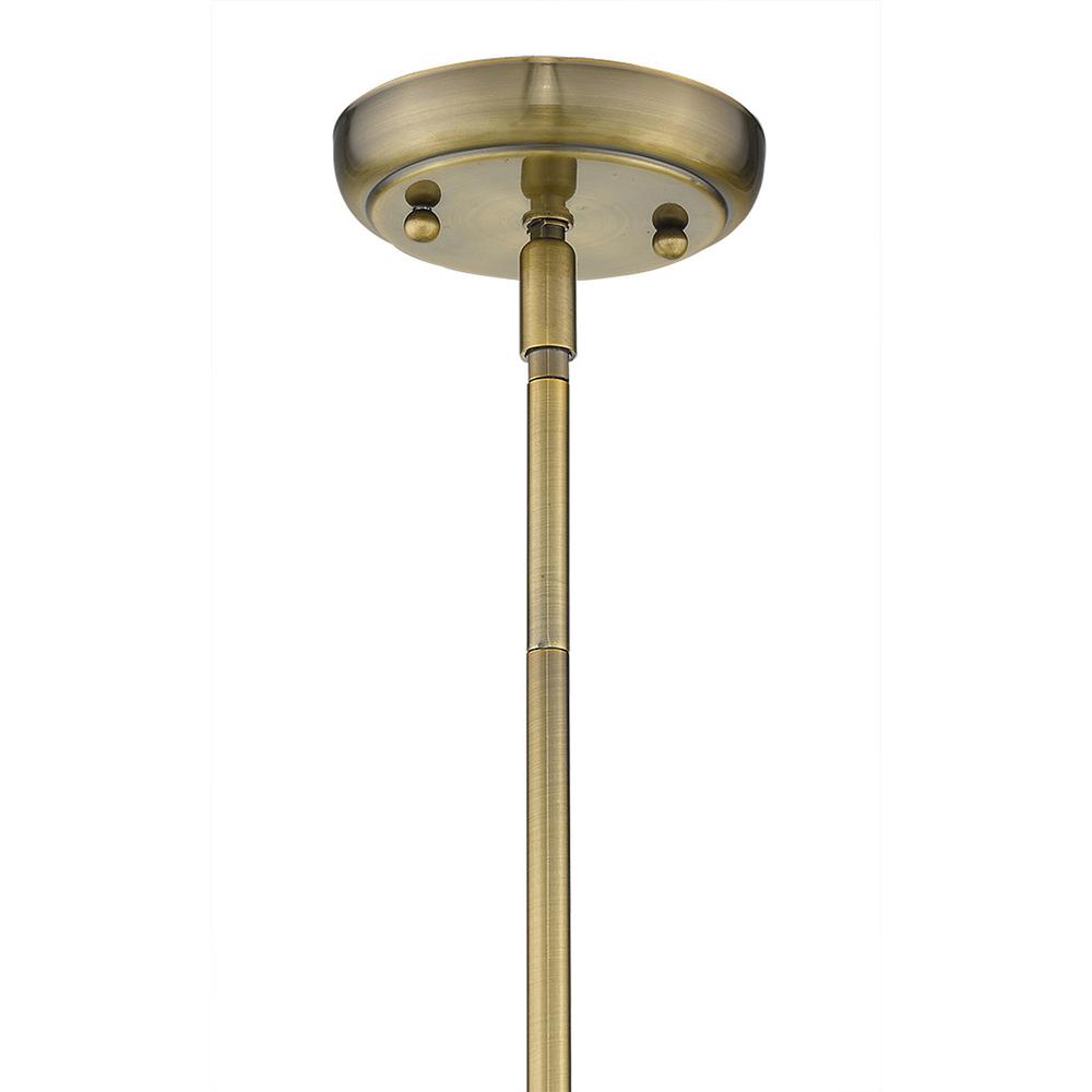 Solea 12-Light Antique Brass Chandelier. Picture 6