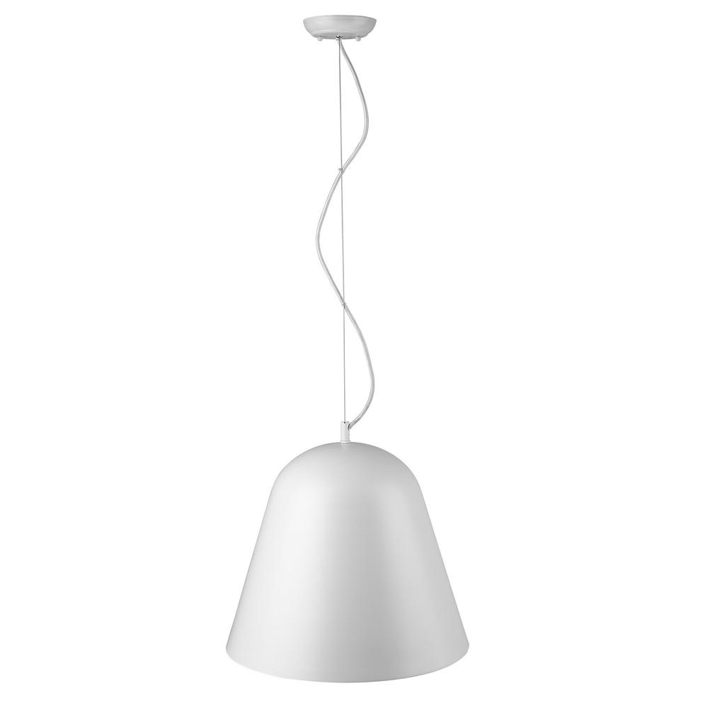 Knell 1-Light White Pendant. Picture 3