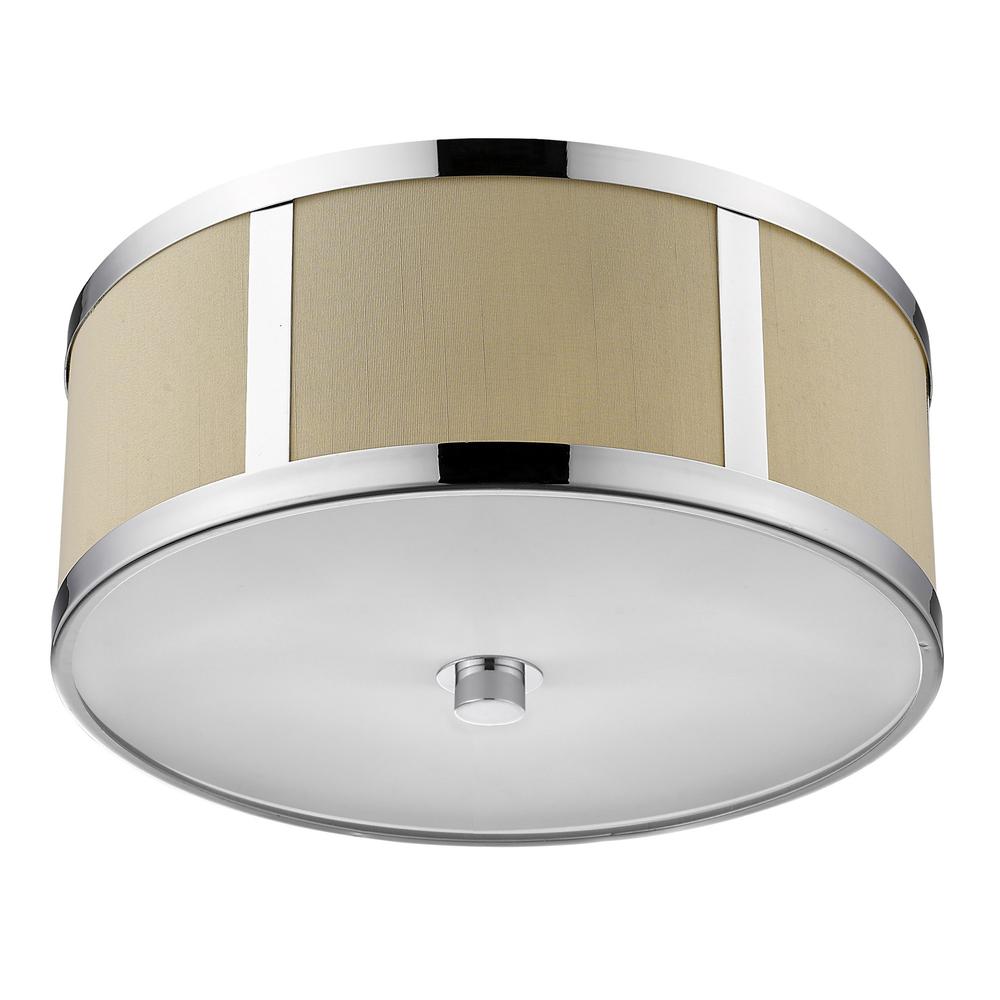 Butler 2-Light Polished Chrome Pendant. Picture 3