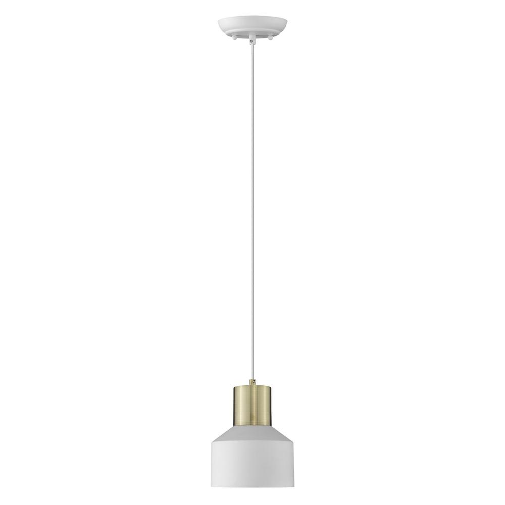 White and Gold Pendant Hanging Light. Picture 3