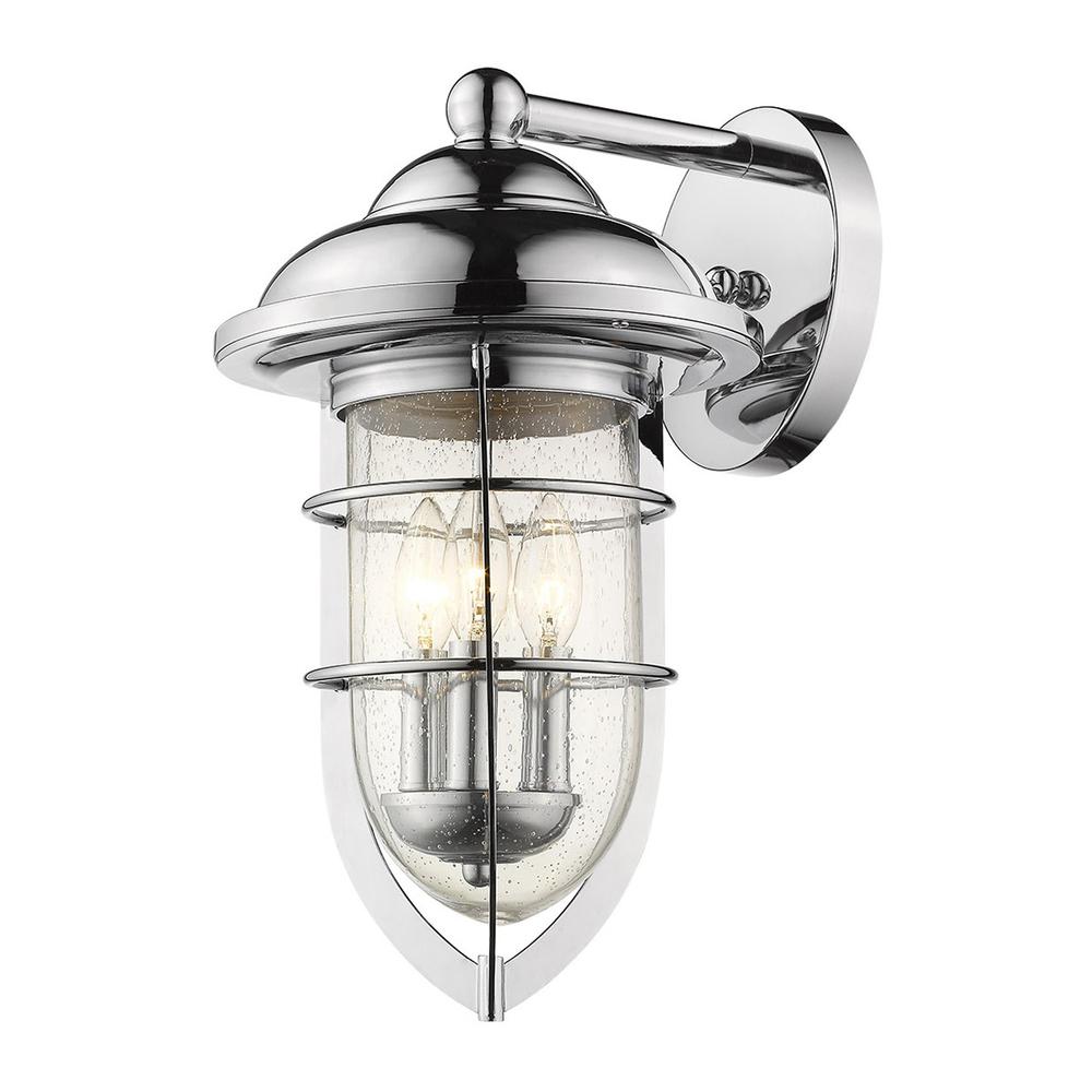 Dylan 3-Light Chrome Wall Light. Picture 2