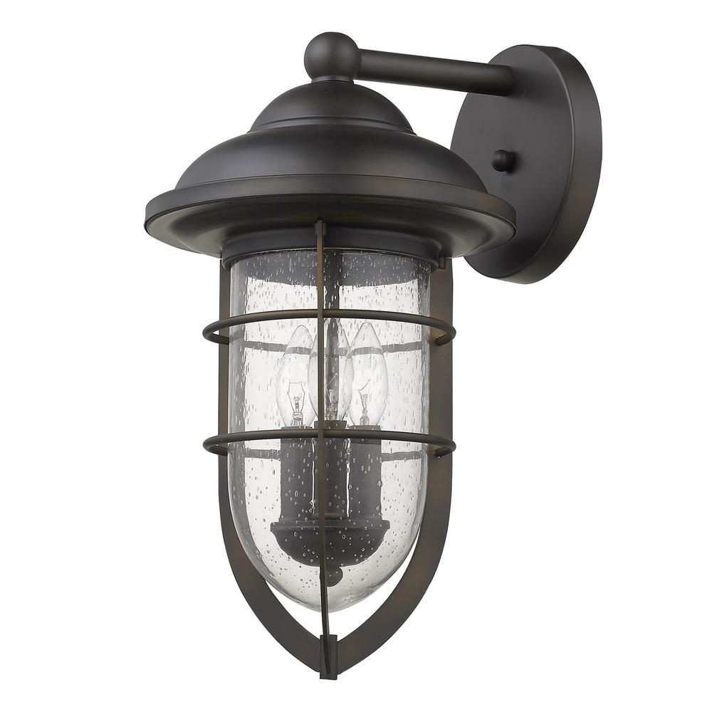 Dylan 3-Light Oil-Rubbed Bronze Wall Light. Picture 1