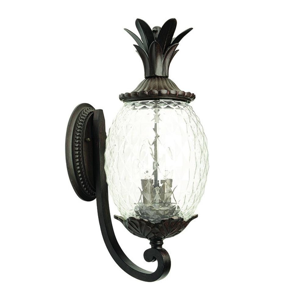 Lanai 3-Light Black Coral Wall Light. Picture 2