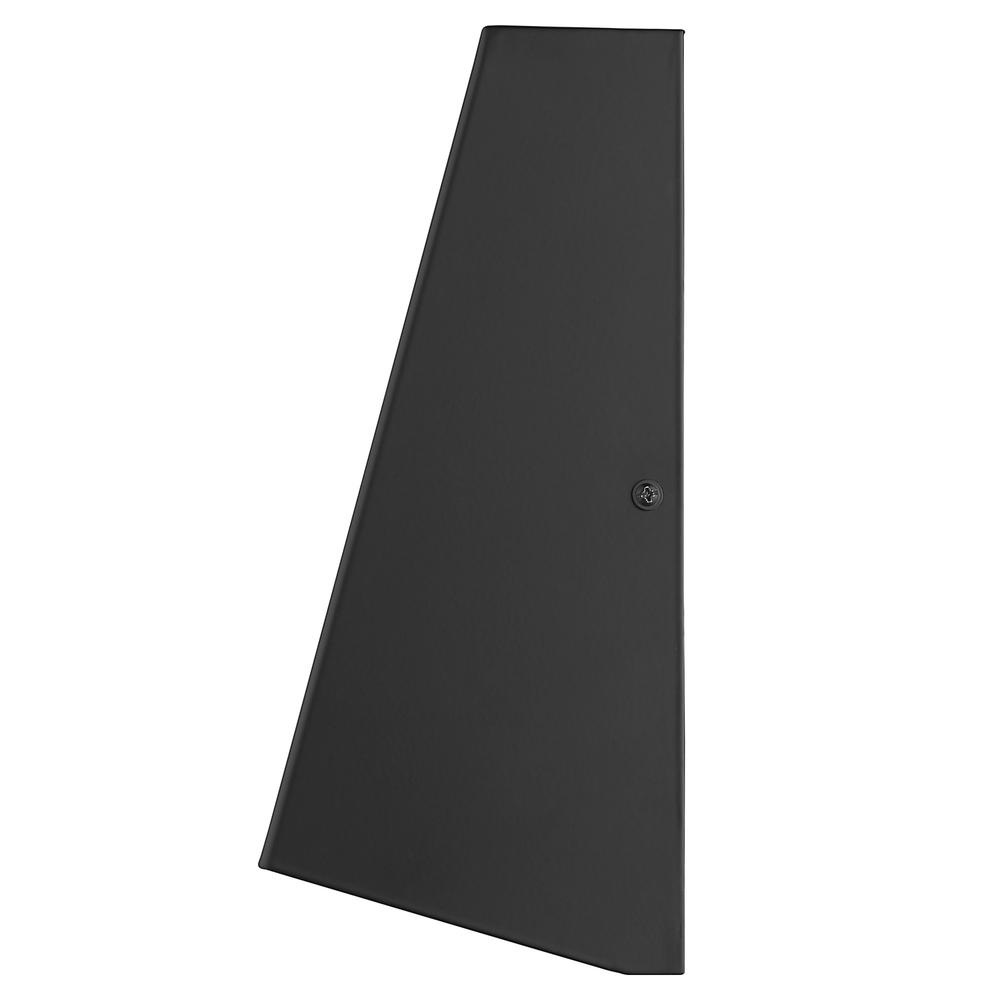 Matte Black Geometric Wall Sconce. Picture 5