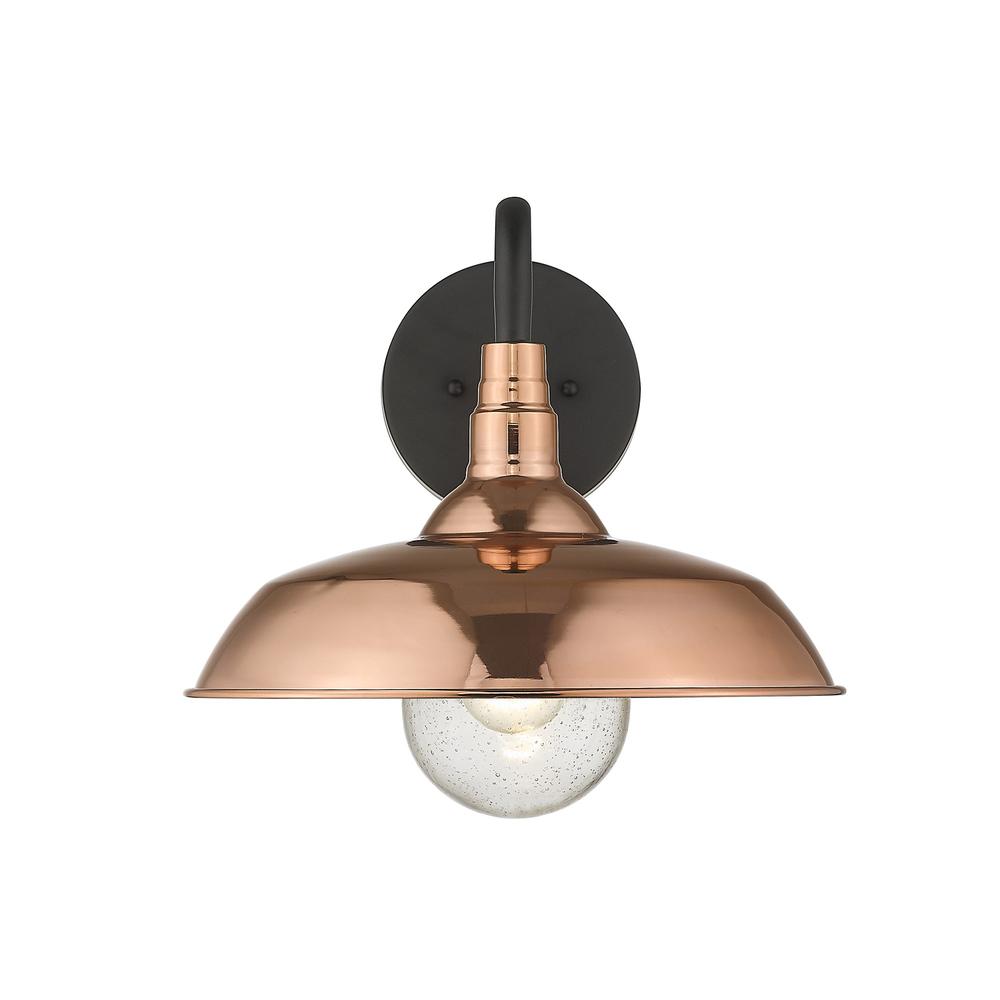 Burry 1-Light Copper Wall Light. Picture 4