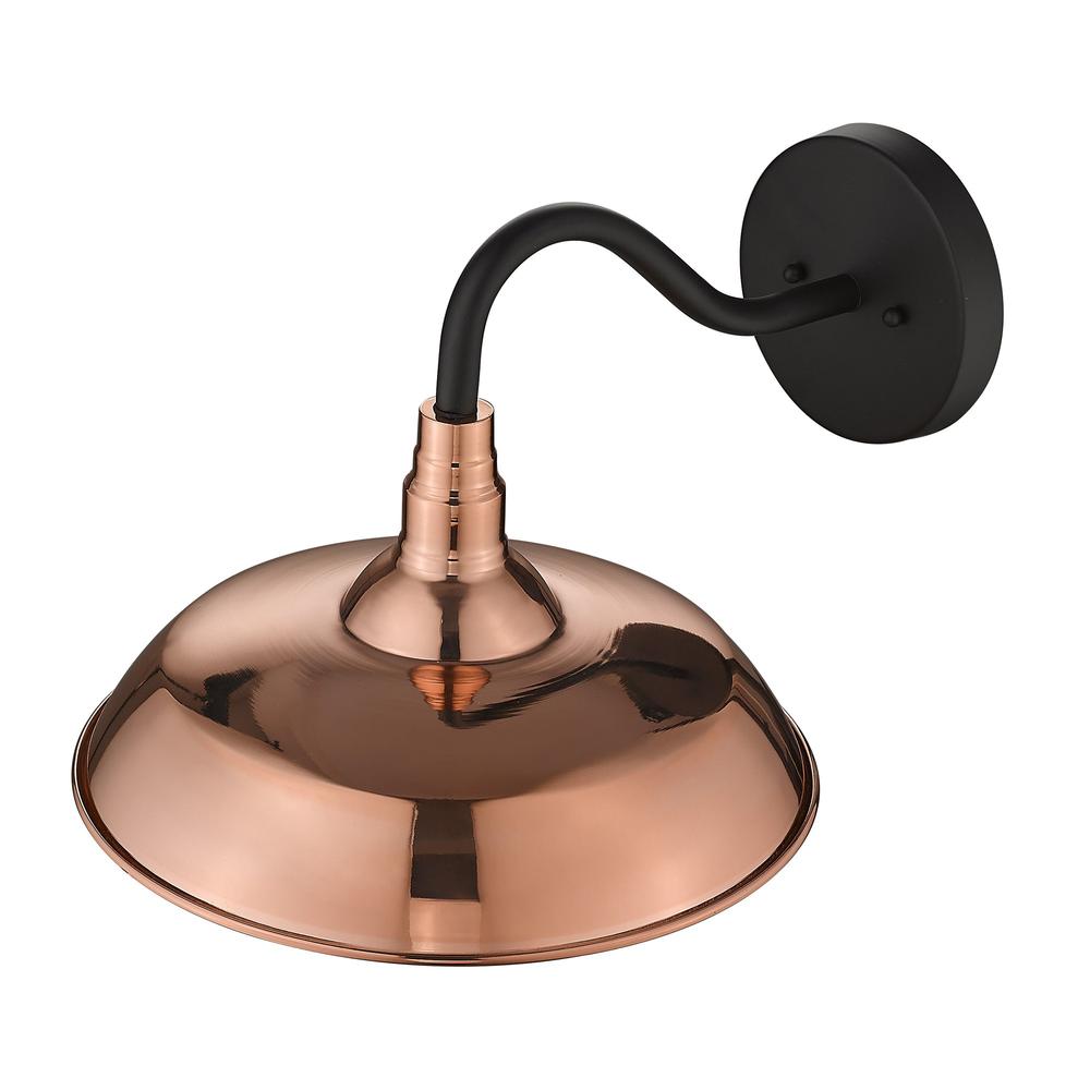 Burry 1-Light Copper Wall Light. Picture 5