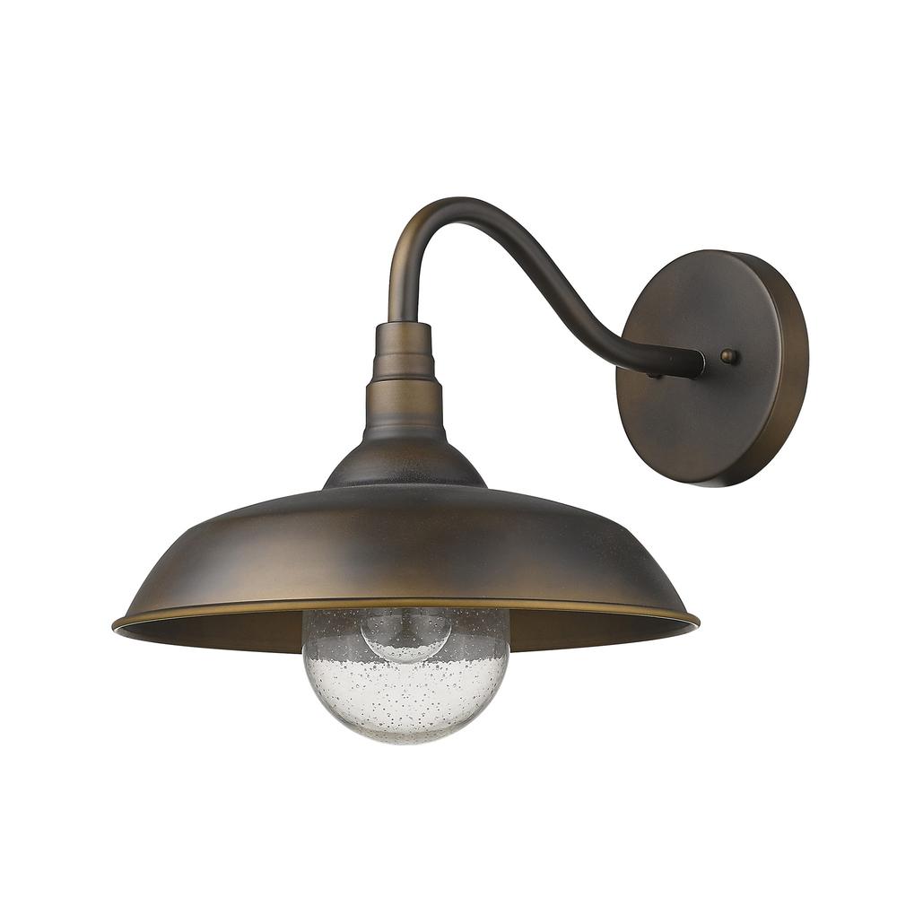 Burry 1-Light Oil-Rubbed Bronze Wall Light. Picture 1