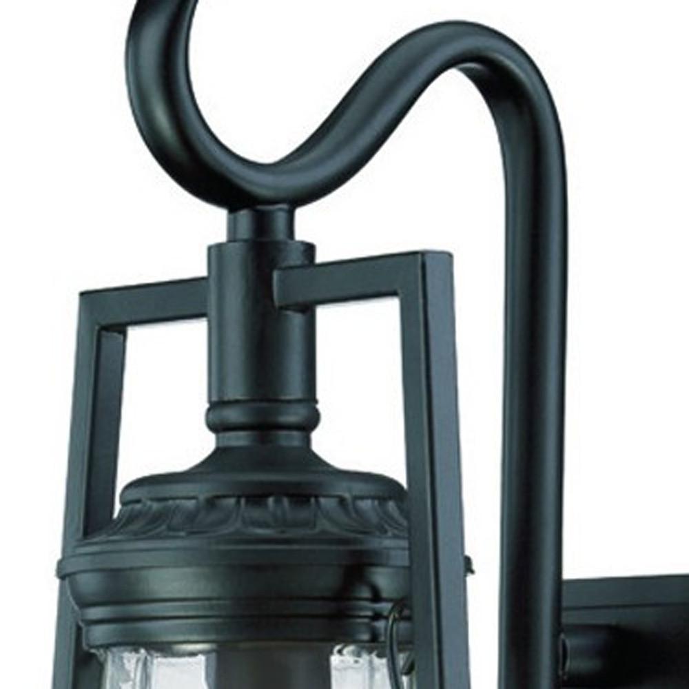 Matte Black Oil Lamp Wall Light. Picture 4