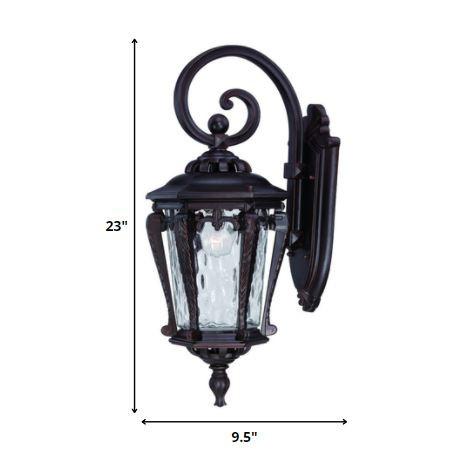 Stratford 1-Light Architectural Bronze Wall Light. Picture 5