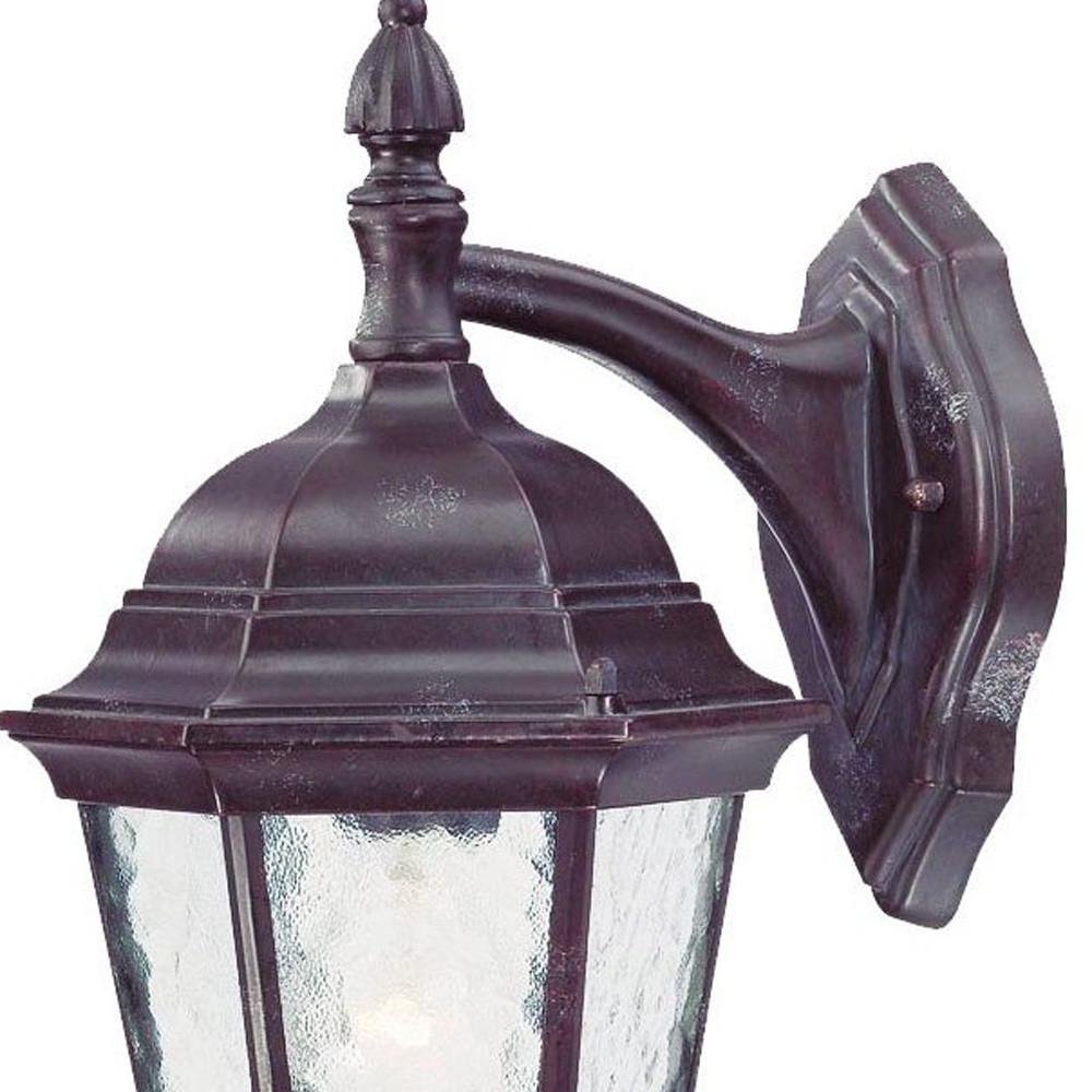 Two Light Brown Hanging Carousel Wall Light. Picture 3