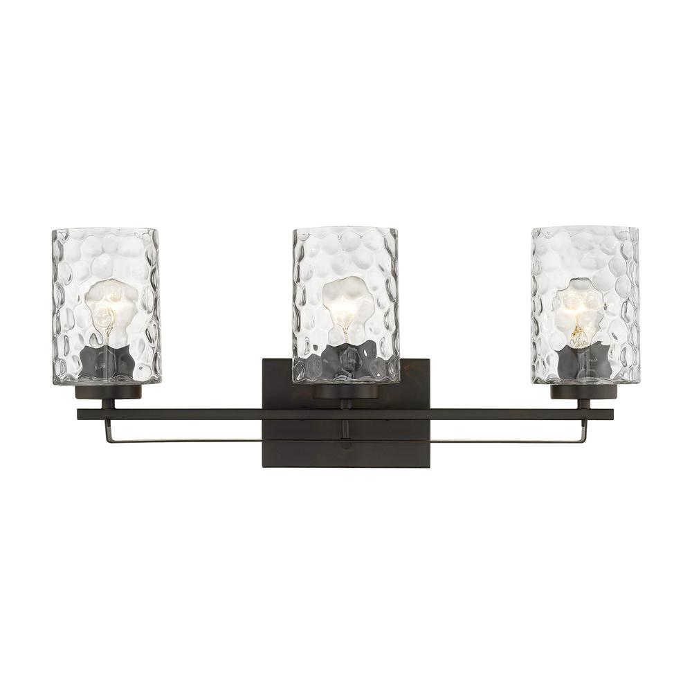Livvy 3-Light Oil-Rubbed Bronze Vanity. Picture 5