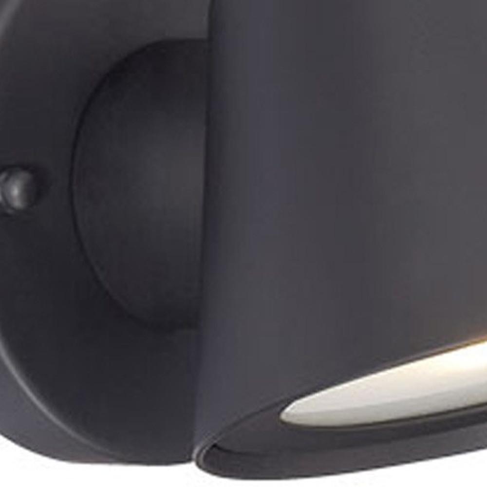 Matte Black LED Short Cone Wall Light. Picture 4