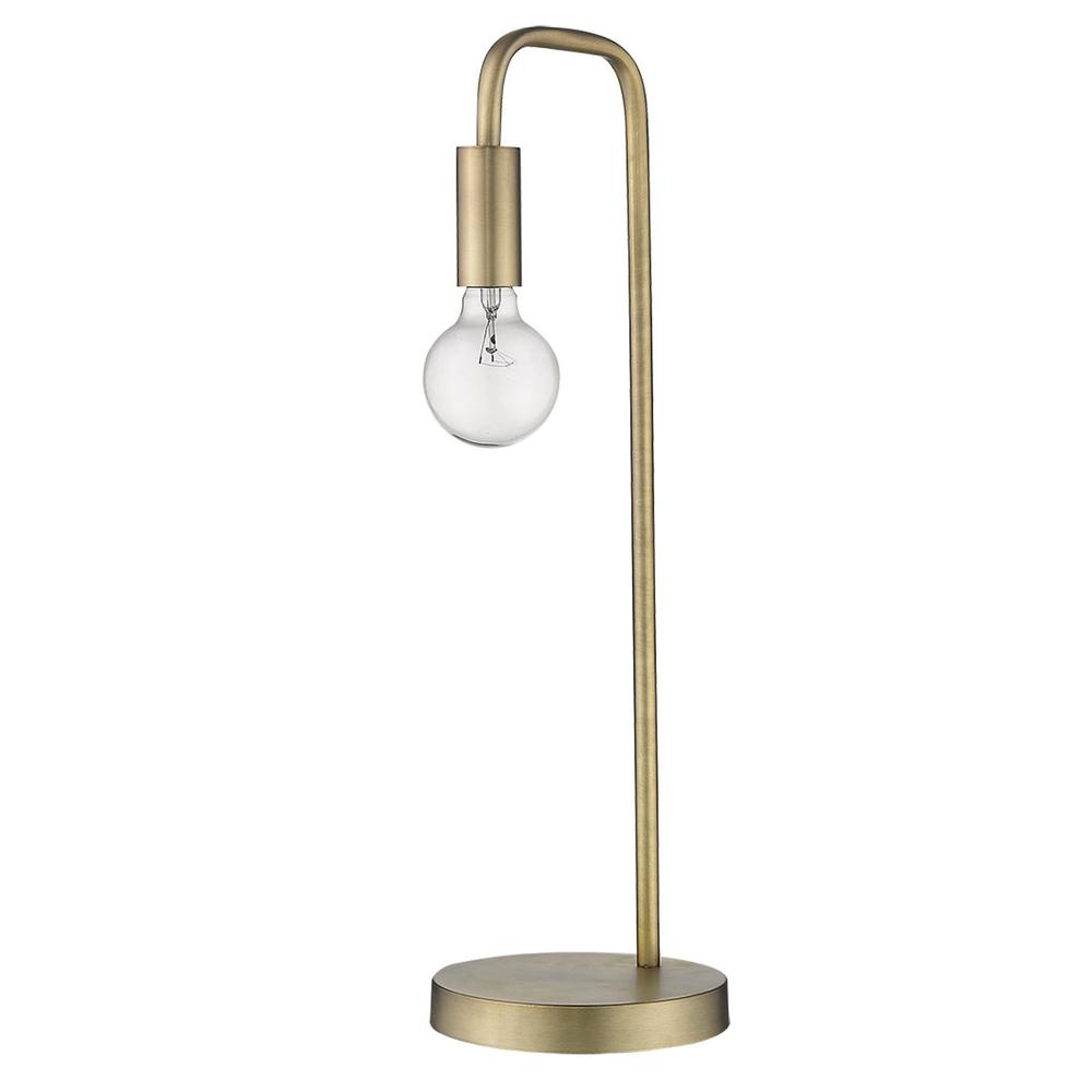 26" Brass Metal Table Lamp. Picture 3