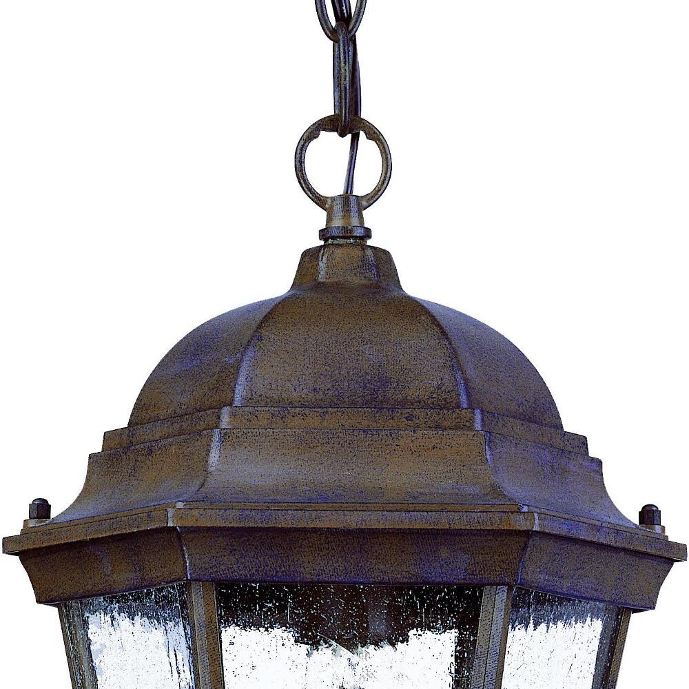 Dark Brown Domed Lantern Hanging Light. Picture 4