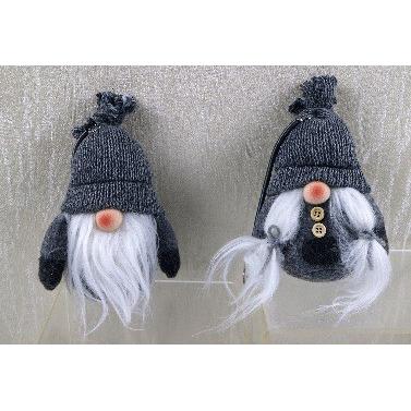 Set of 2 Boy and Girl Hanging Gnomes. Picture 2