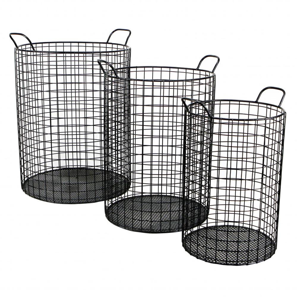 Set of Three Metal Wire Storage Baskets. Picture 6