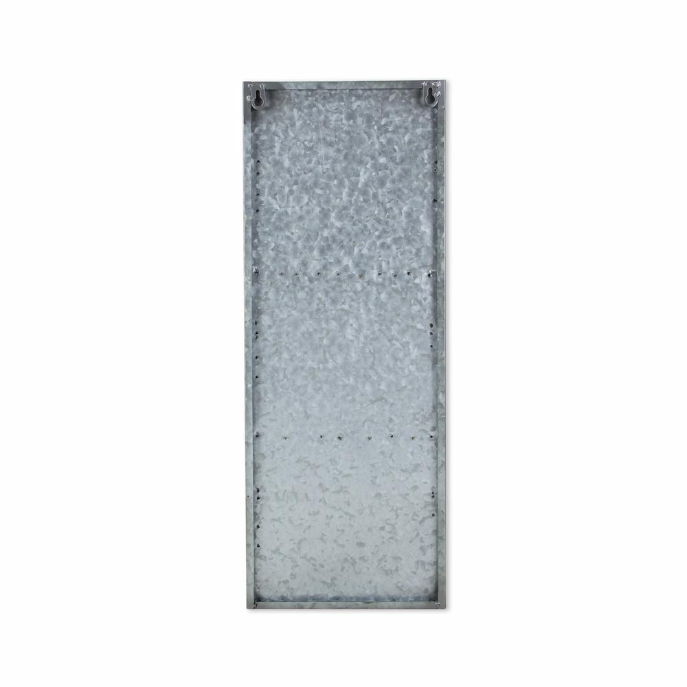 Galvanized Metal Hanging Wall Storage. Picture 4