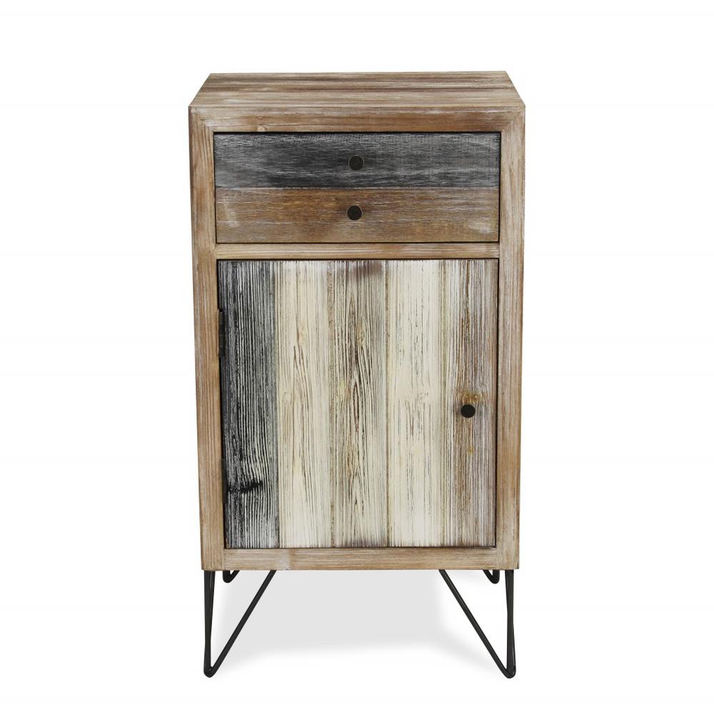 Modern Urban Rustic End or Side Table Multi. Picture 3