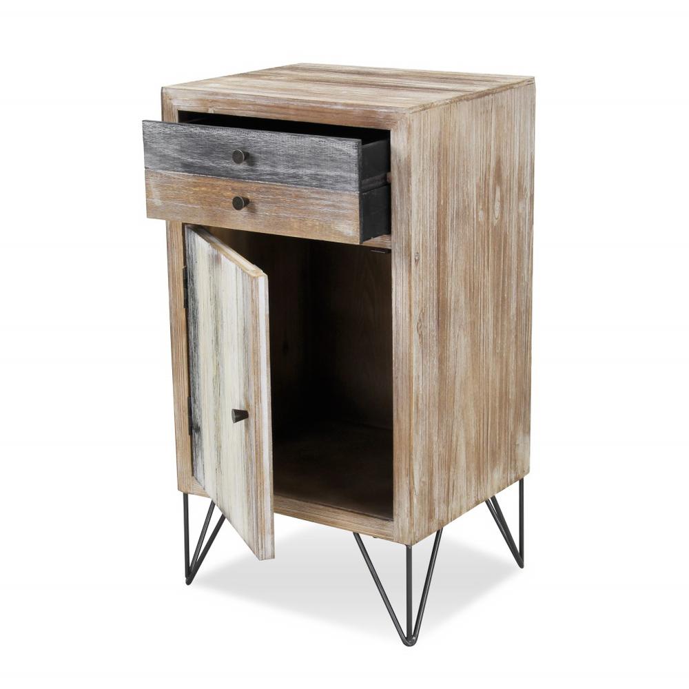 Modern Urban Rustic End or Side Table Multi. Picture 4