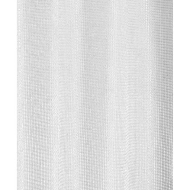 Luxurious White Waffle Weave Shower Curtain. Picture 3