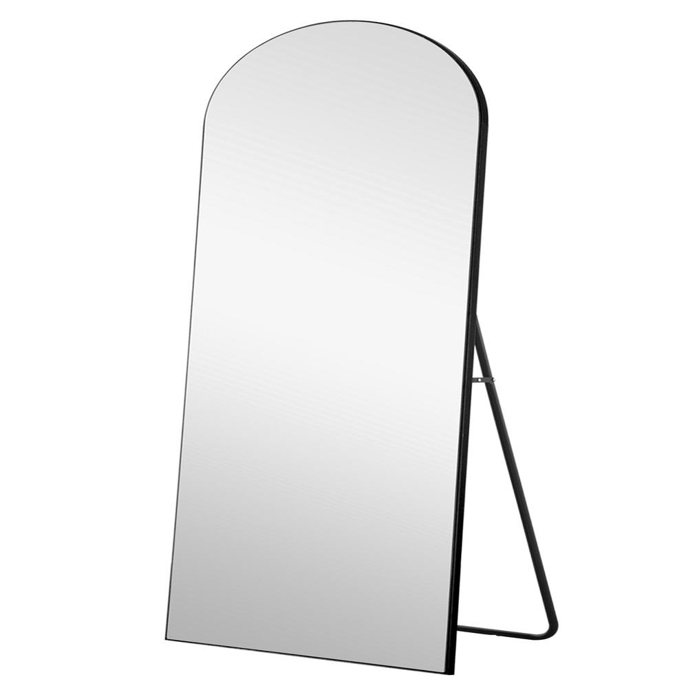 Black Arched Mirror with Stand. Picture 1