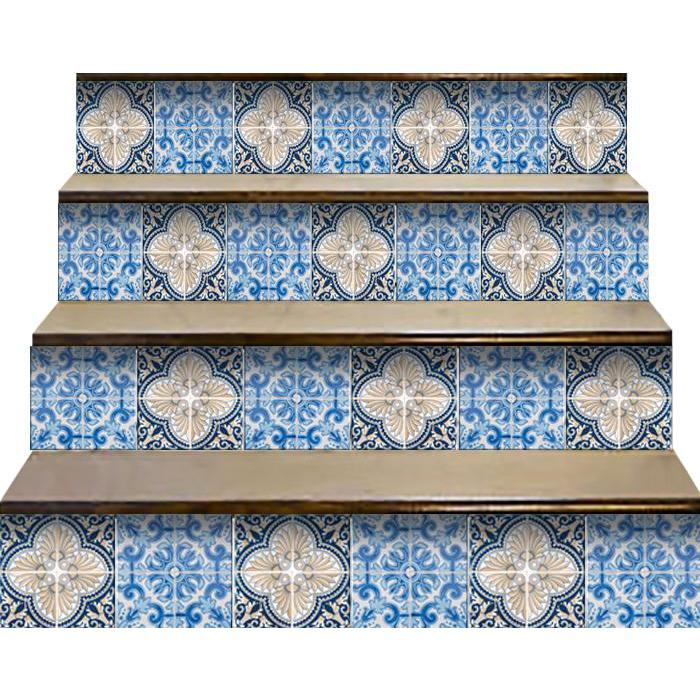 4" X 4" Blue Taupe Tobi Peel And Stick Tiles Blue Taupe. Picture 8