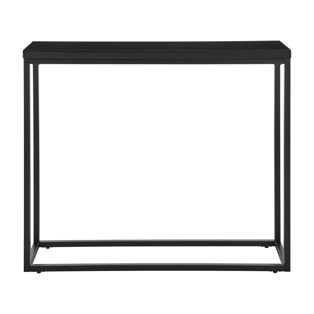 Modern Black Gloss on Black Console Table. Picture 1
