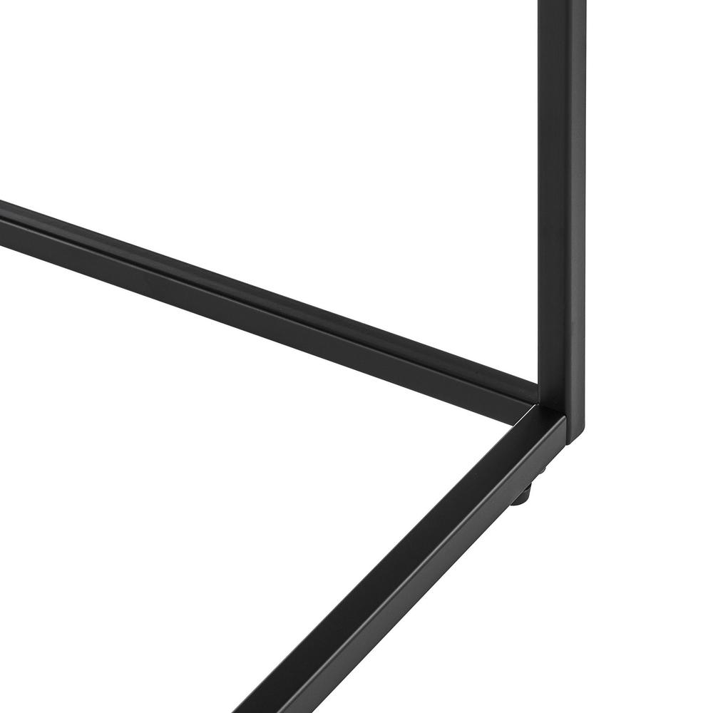 Modern Black Gloss on Black Console Table. Picture 4
