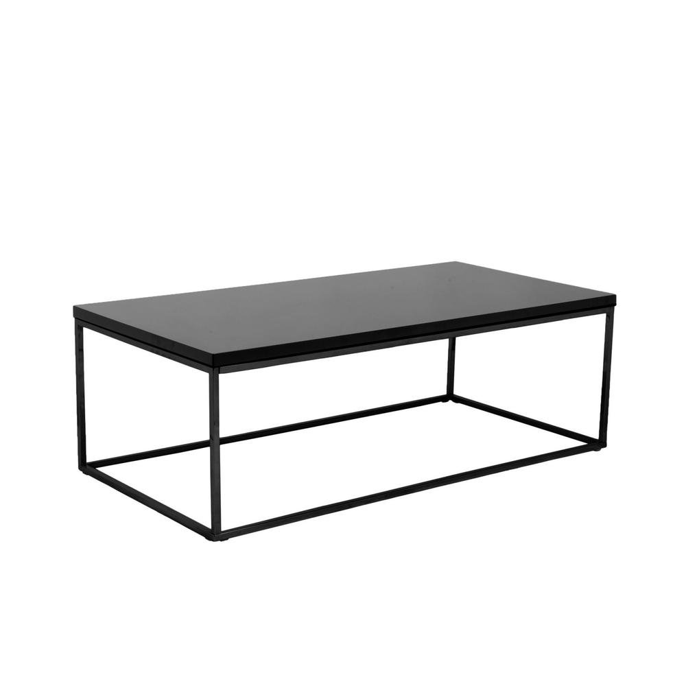 Black on Black High Gloss Coffee Table. Picture 2