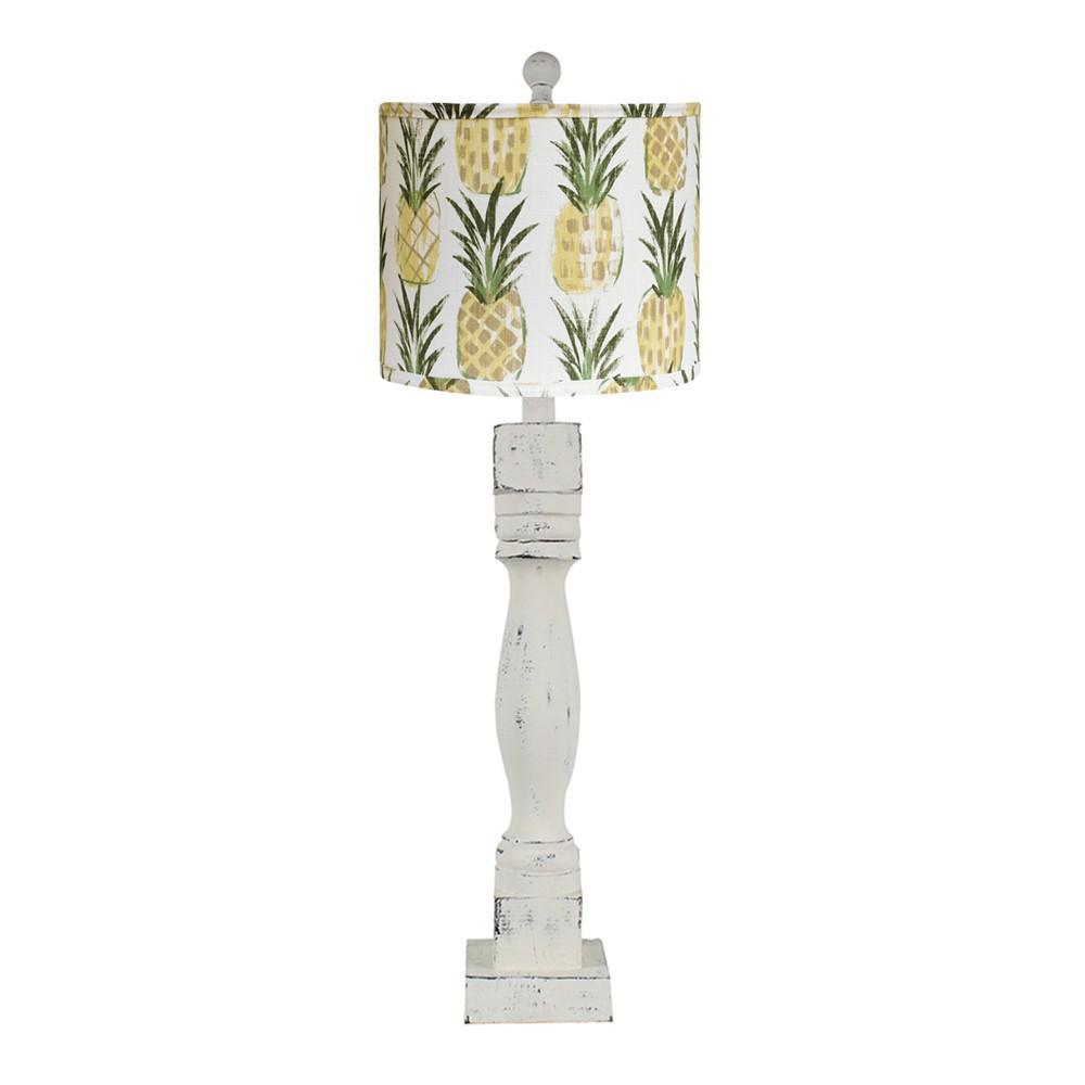 Rustic Pineapple Welcome Table Lamp. Picture 1