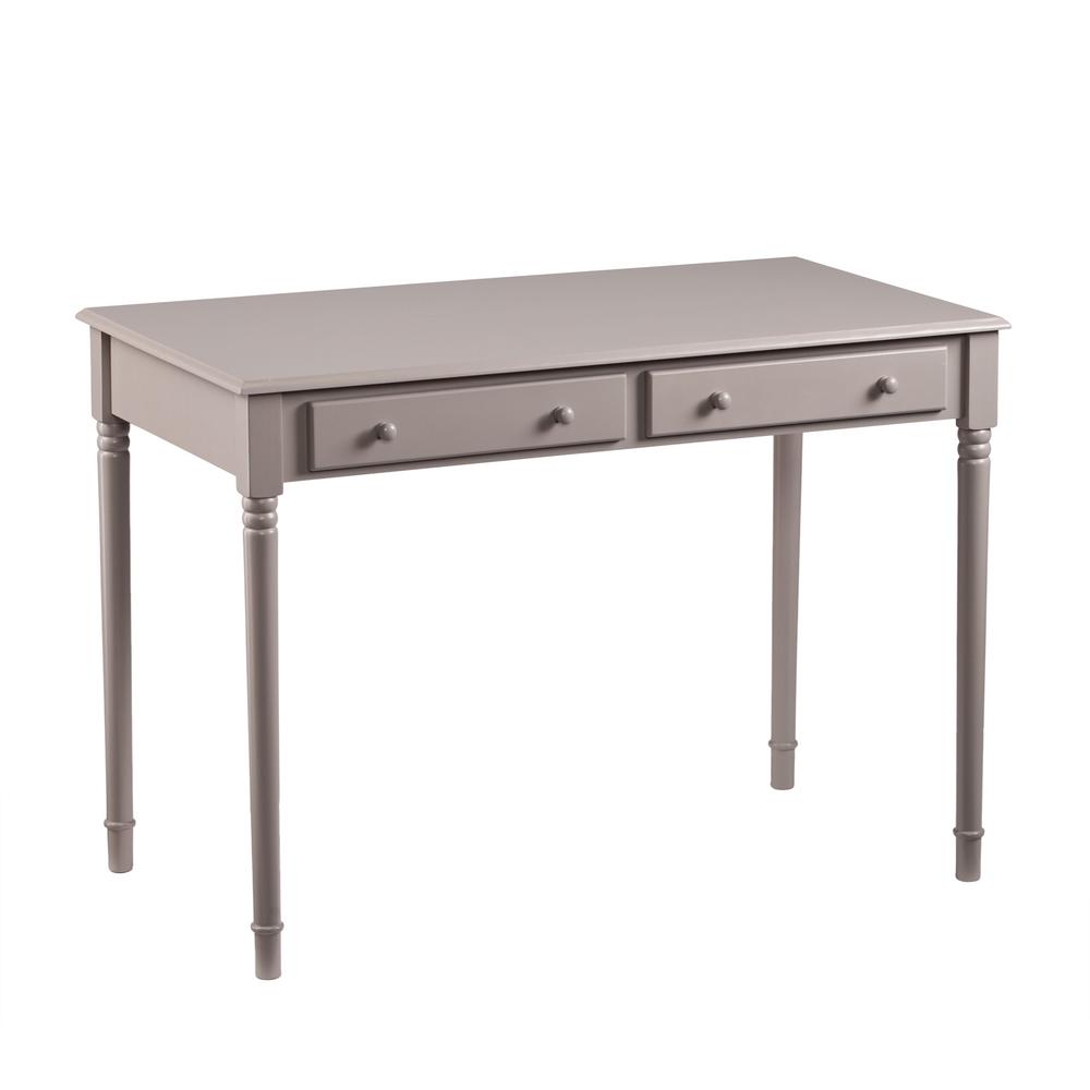 Warm Gray Writing Desk. Picture 4