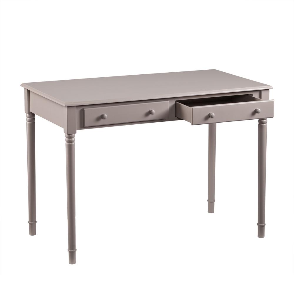 Warm Gray Writing Desk. Picture 5
