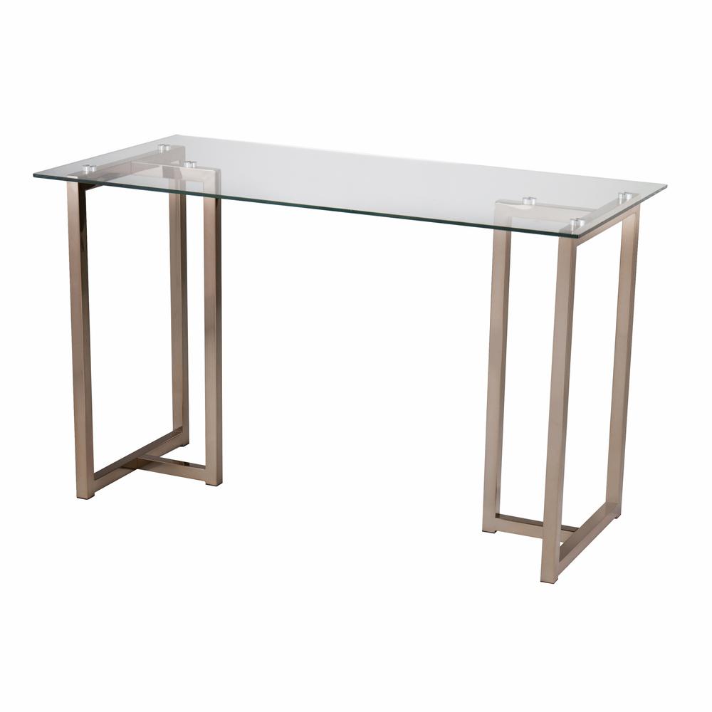 Modern Champagne Writing Desk. Picture 4