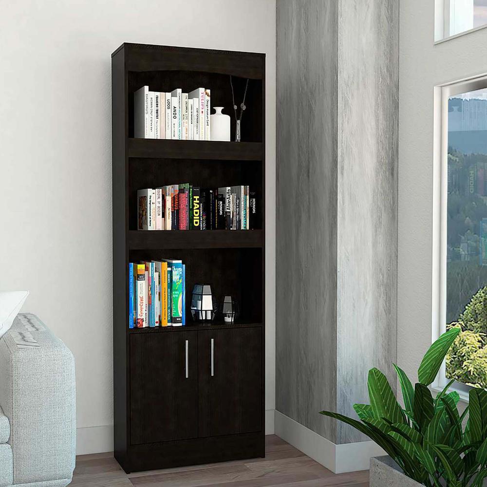 Catarina Black Bookcase Cabinet. Picture 1