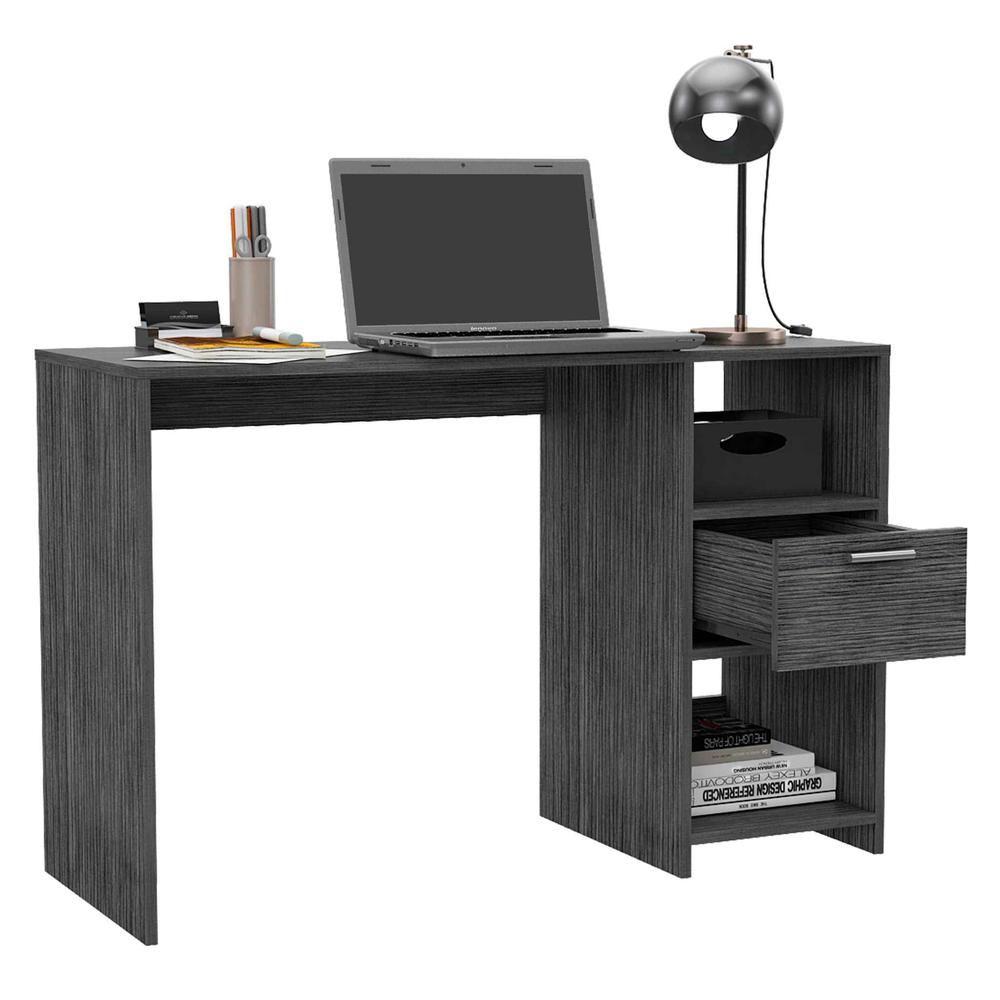 Boko Gray Oak Modern Computer Desk. Picture 5
