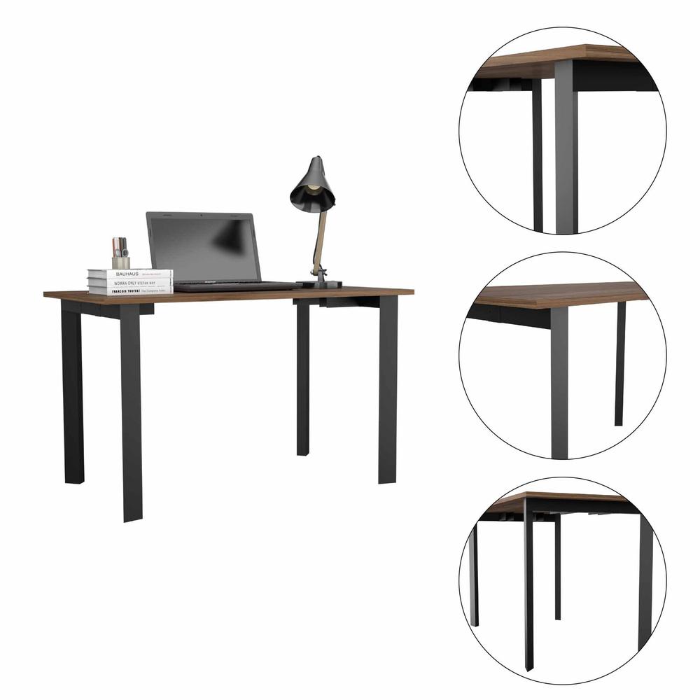 Minimalist Black Computer Table Desk. Picture 3