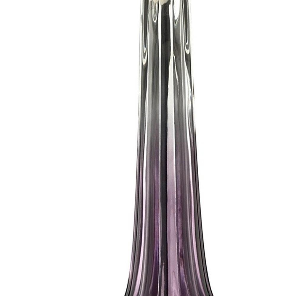 Purple Ombre Glass Goblet Table Lamp. Picture 5