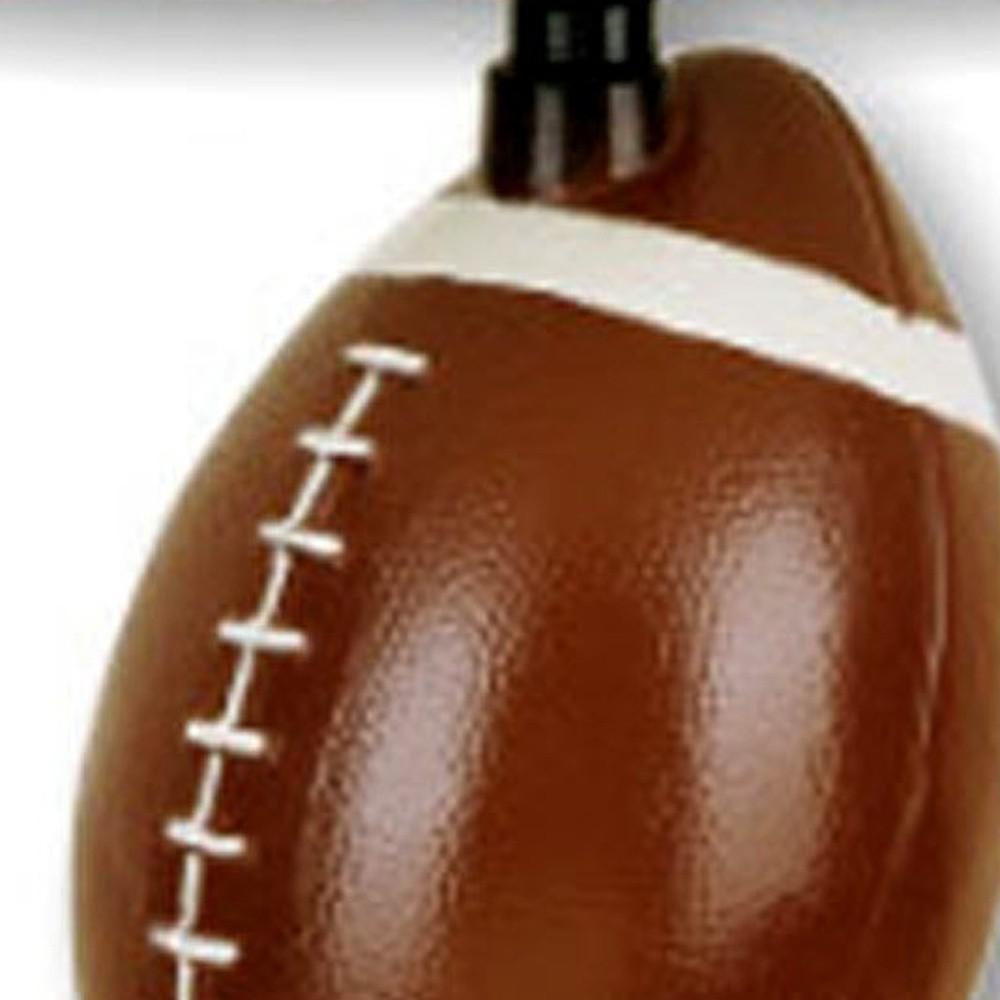 Football Shaped Table Lamp with White Shade. Picture 3
