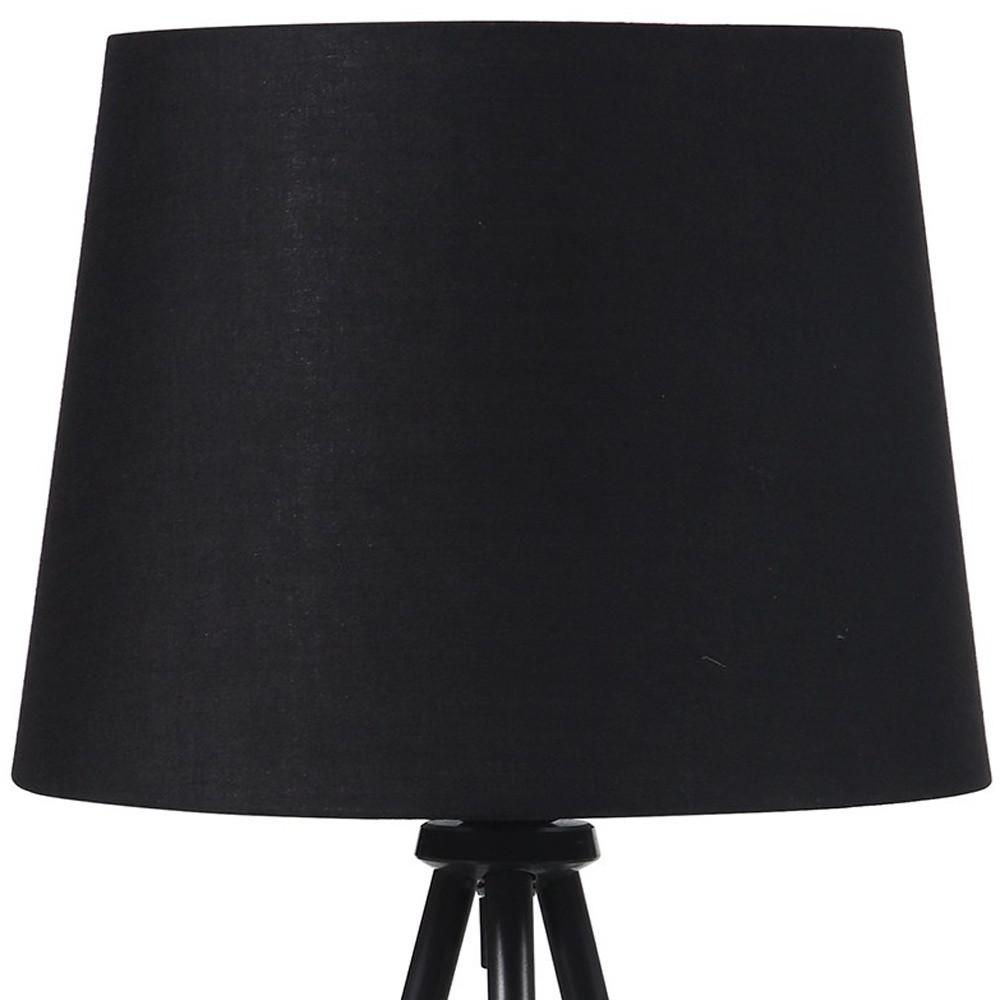 20” Classic Black Matte Tripod Table Lamp. Picture 5