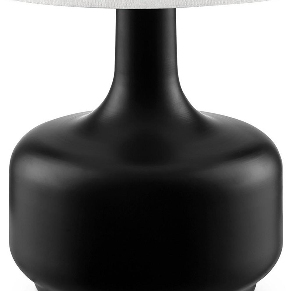 Modern Matte Black Table Lamp with Touch Switch. Picture 4