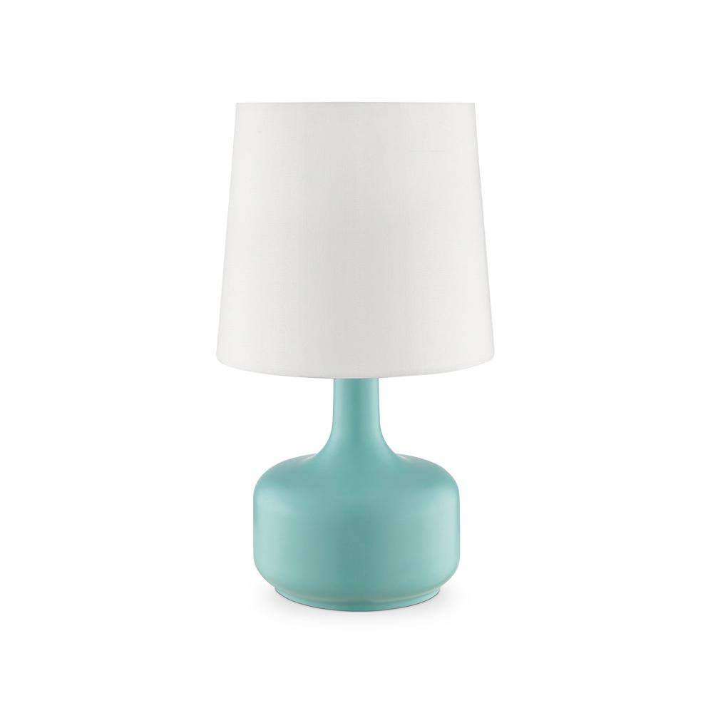 Modern Mint Green Table Lamp with Touch Switch. Picture 1